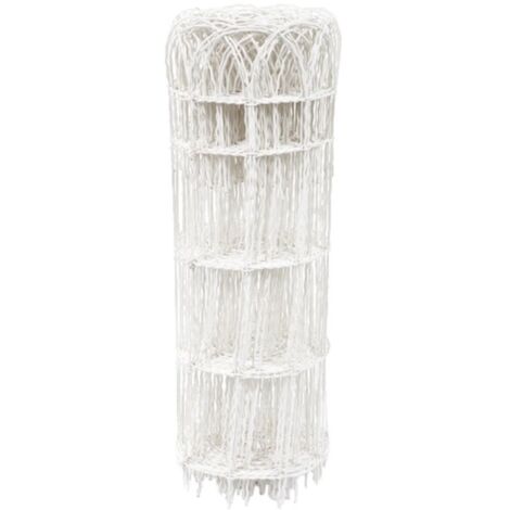 Bordure parisienne grillage plastifié blanc 0,9 10