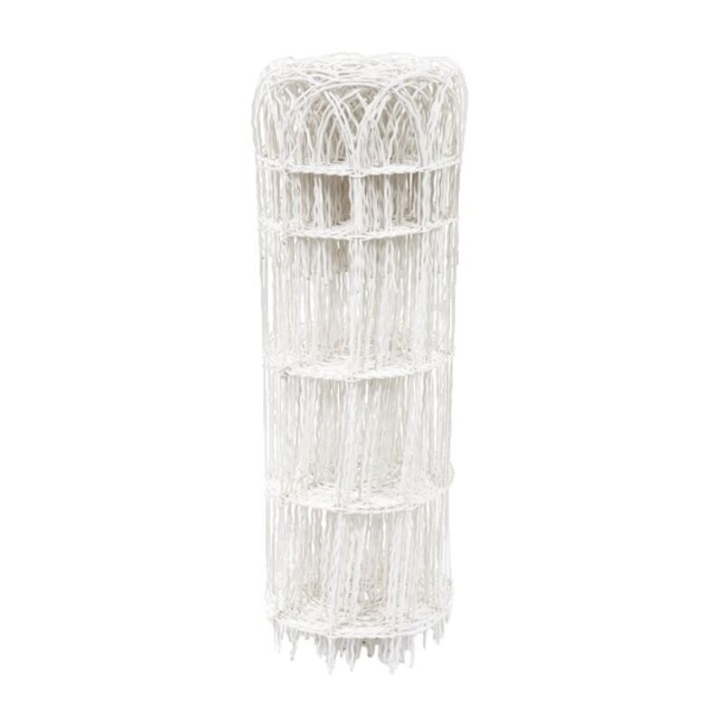 Bordure parisienne grillage plastifié blanc 0,9 10