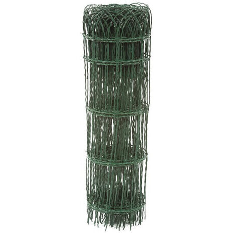 Bordure parisienne grillage plastifié hauteur 40cm - longueur 10 mêtres vert - FILIAC
