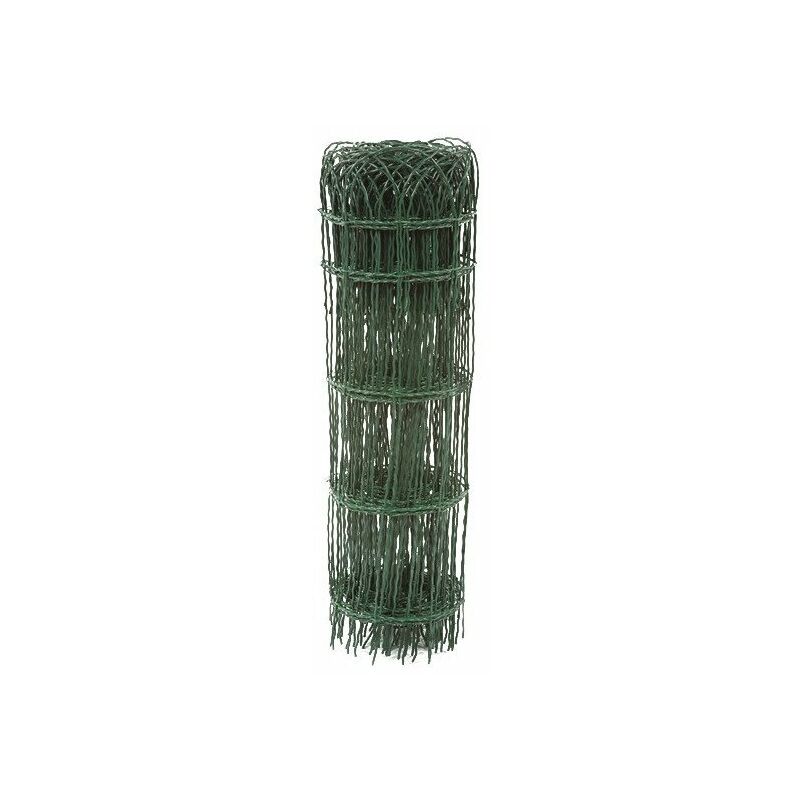 Bordure parisienne grillage plastifié hauteur 40cm - longueur 10 mêtres vert Filiac
