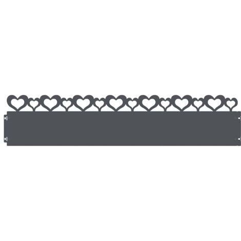 Bordures de pelouse 30 pcs Anthracite 103 x 0,05 x 22 cm Acier CFW783599