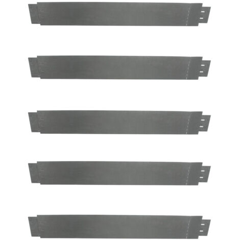 Bordurette de jardin x5 acier flexible L. 5 M x H. 0.14 M