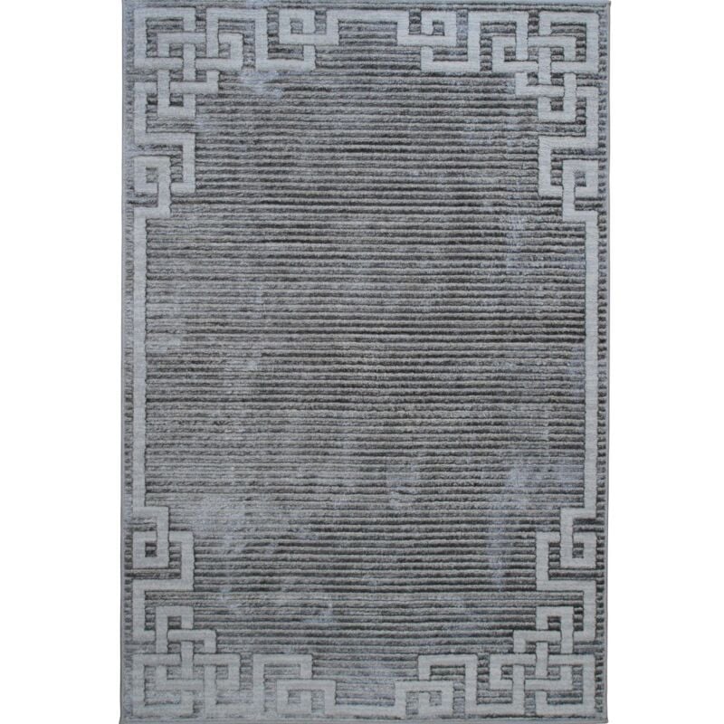 Thedecofactory - borges orient - Tapis vintage oriental gris 160x230