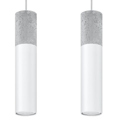 BORGIO 2 pendant lamp white