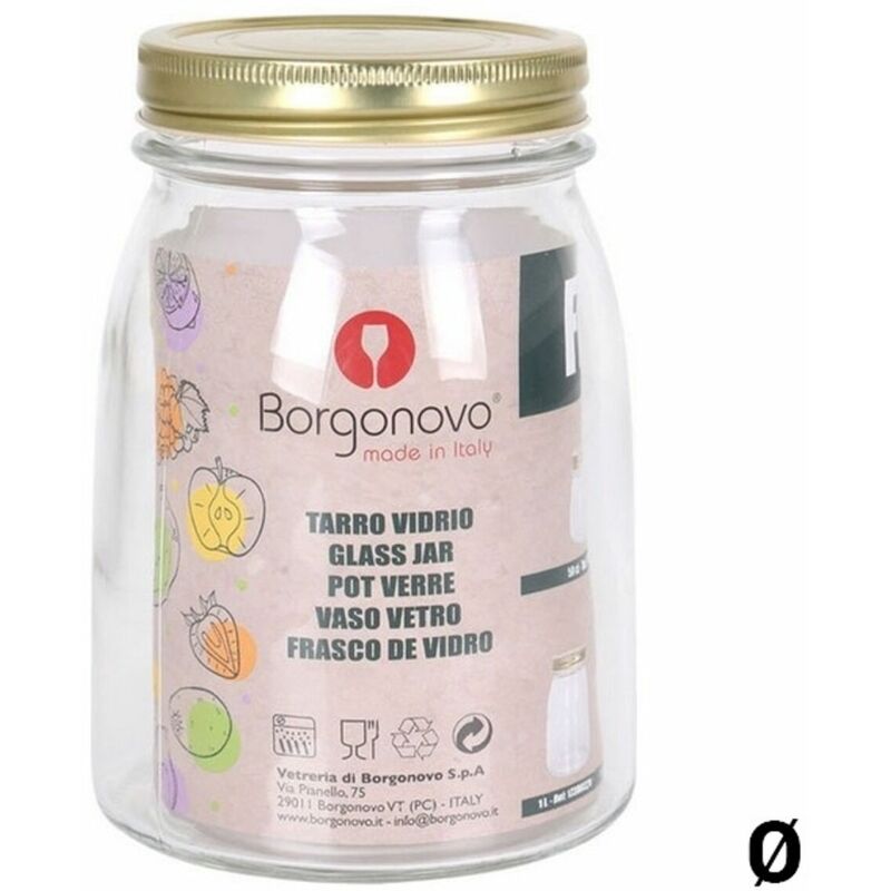 

Bote Flexy Vidrio 1,5 L - ø 11,6 x 20,4 cm - Borgonovo