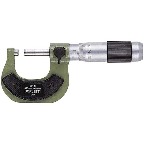 Borletti - BORMELN-1W - Micrometro Centesimale Per esterni - Campo Di Misura 0-25 Mm