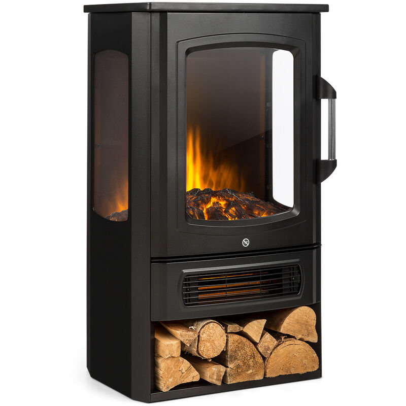 

Chimenea eléctrica Bornio Panorama 1000/2000W Termostato