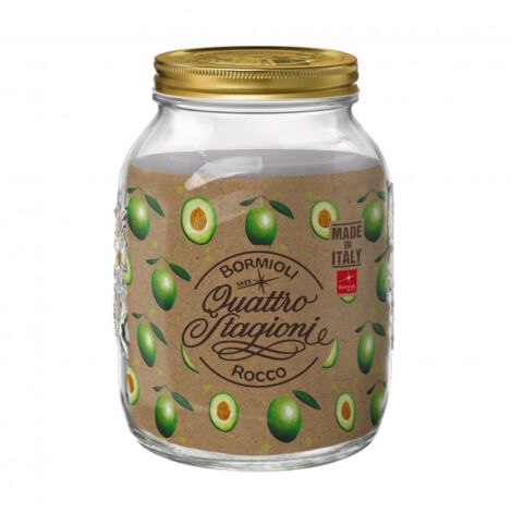 BORMIOLI BARATTOLO DI VETRO 4 STAGIONI 3 LT SENZA TAPPO, CUCINA, ACCESSORI CUCINA