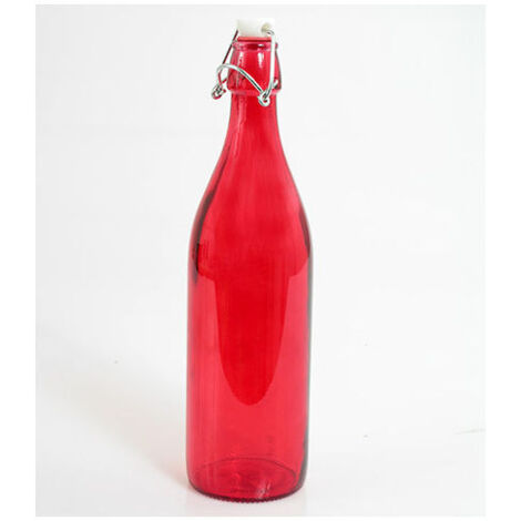 Bormioli Bottiglia Giara Rosso 1 Litro con Tappo