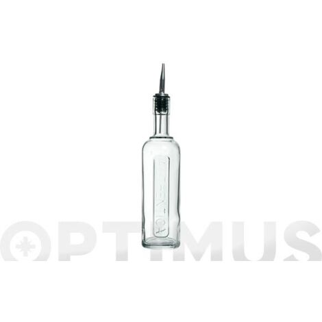 Bormioli Luigi - Bouteille à huile avec bouchon verseur Optima 0,5 l