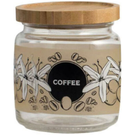 Bormioli Rocco Barattolo Giara 0.75 Litri Bamboo Coffee