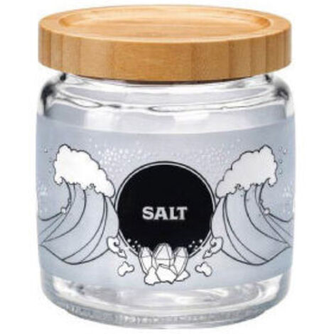 Bormioli Rocco Barattolo Giara 0.75 Litri Bamboo Salt