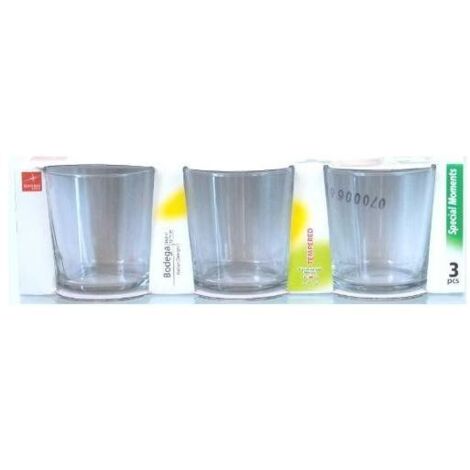 Bormioli Rocco Set 3 Bicchieri Acqua 30cl Bodega
