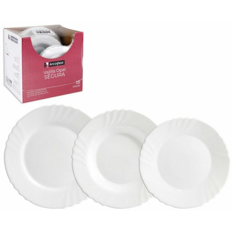 

Set De Vajilla Bormioli Arcoglass (18 Uds)