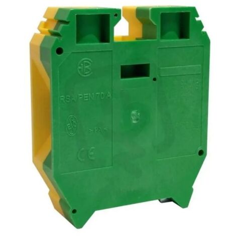 APARELEC Borna de tierra 70 mm2 con fijación por tornillos