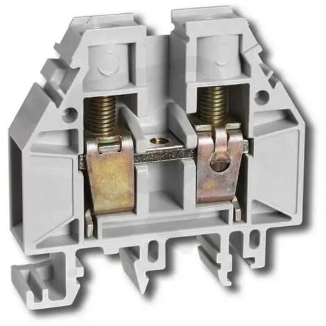 APARELEC Bornas de conexión por tornillos gris de 16mm2