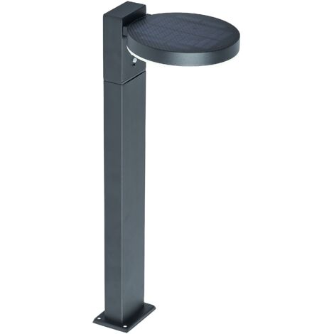 borne à led - europole ora solar - 4.4w - 3000k - 50 cm - gris - europole 69884