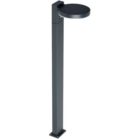 borne à led - europole ora solar - 4.4w - 3000k - 80 cm - gris - europole 69885