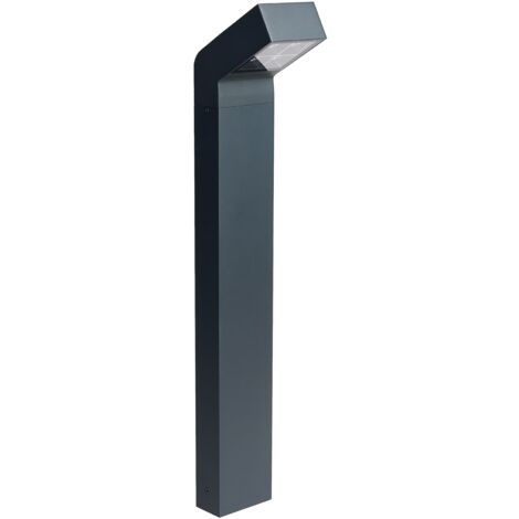 borne à led - europole revane - 8w - 3000k - 24d - 70 cm - gris - europole 38904