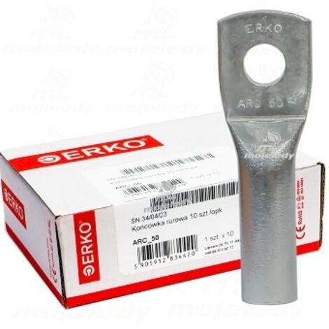 Borne à œillet tubulaire Al ARC 10-50 10 pcs Erko