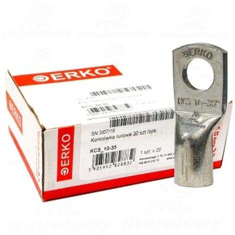 Borne à œillet tubulaire KCS CU 35mm M10 20pcs ERKO