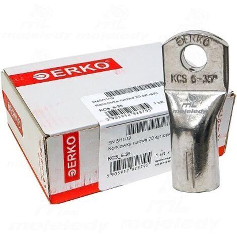Borne à œillet tubulaire KCS CU 35mm M6 20pcs ERKO