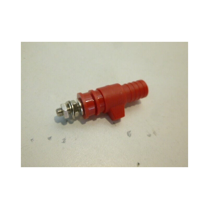 Borne à prise arrière de sécurité Ø 4mm 32A 1000V rouge pour connexion fiche banane LEGRAND 032904