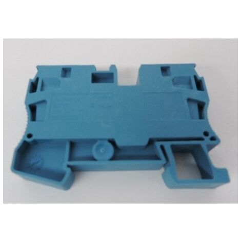 Borne à ressort - passant - 2 points - 10mm² - bleu SCHNEIDER ELECTRIC NSYTRR102BL