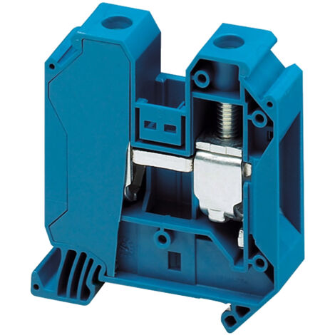 Borne à vis passant 2 points 35mm² bleu SCHNEIDER NSYTRV352BL
