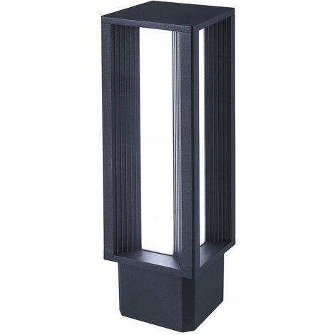 Borne AURA IP65 LED SMD 23W 3480lm(1630lm) CRI80 3000K 120º 400mm Noir