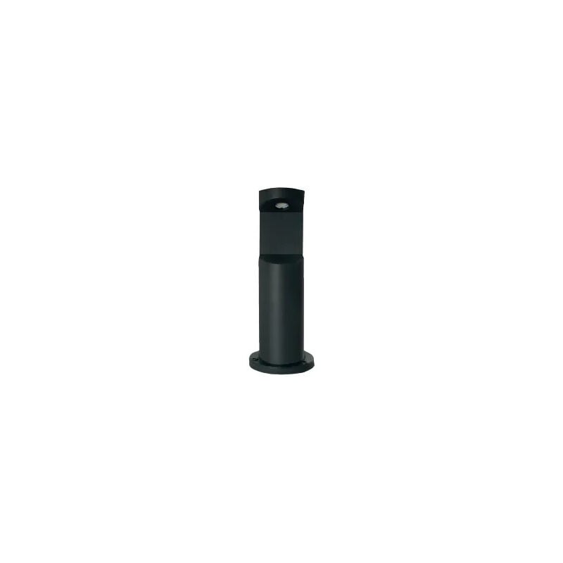 Borne Bolarside en aluminium noir, hauteur 300 mm, largeur 158 mm
