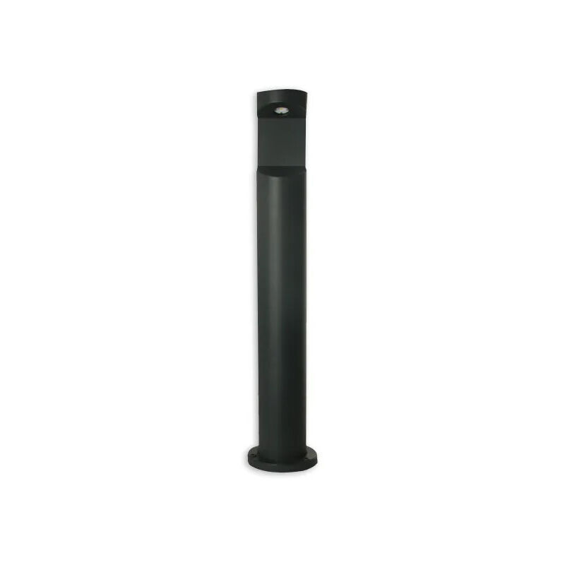 Borne Bolarside en aluminium noir, hauteur 800 mm, largeur 158 mm