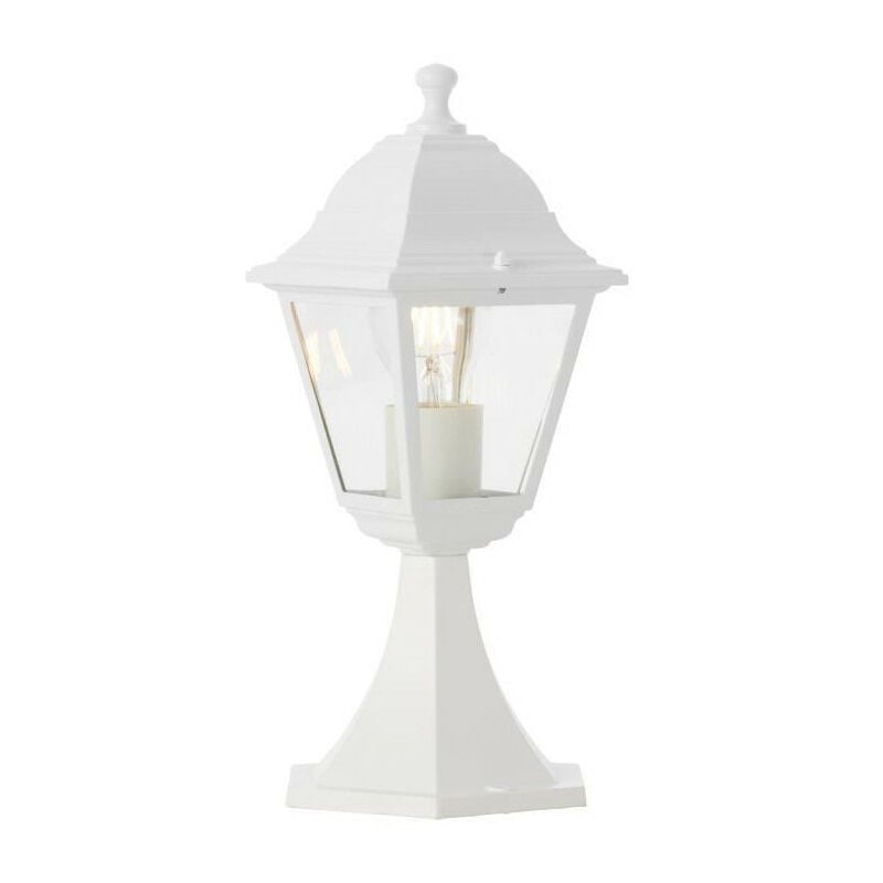 Borne BRILLIANT NISSIE blanc E27 - 60W