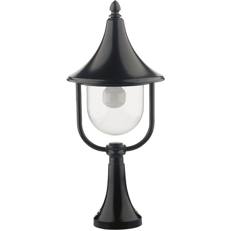 Borne classique cam IP44 E27 42W 590mm Noir