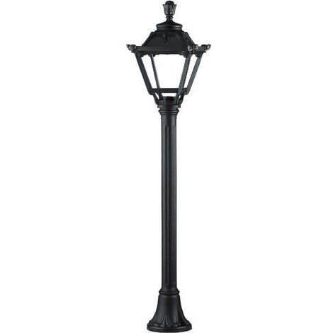 Borne classique INDURA MINI 4 IP55 E27 42W 1100mm Noir