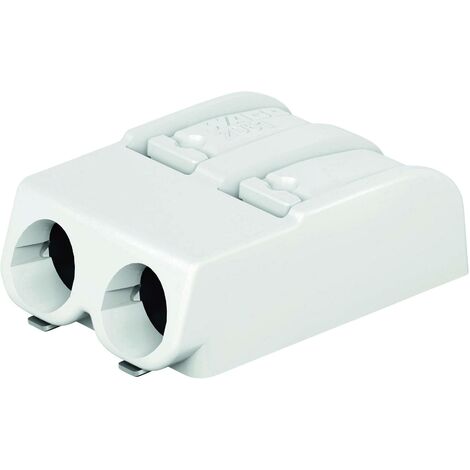 Borne CMS de circuit imprimé WAGO 2061-602/998-404 1.50 mm² Nombre de pôles 2 blanc 1 pc(s) A769161