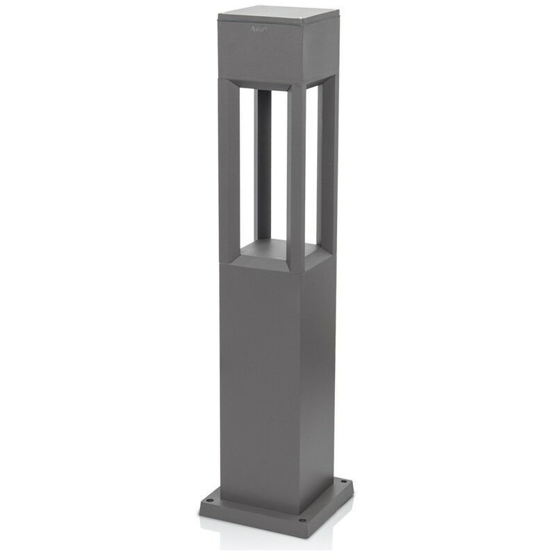 Aslo - Borne d'éclairage led de jardin HT:70CM 13W 3000K blanc chaud IP65