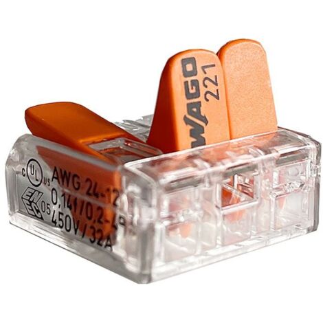 Borne de Compact 3x0,2-4qmm transparent