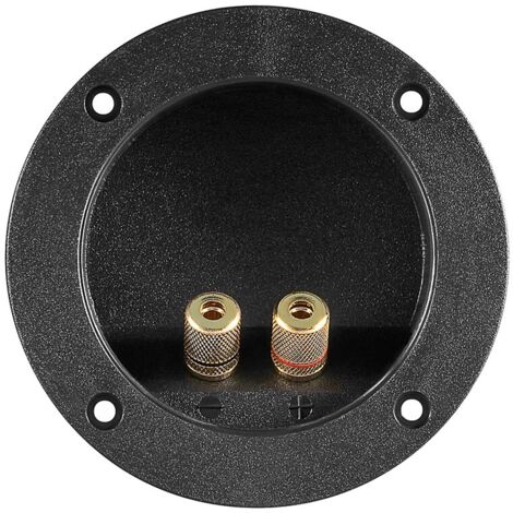 Borne de connexion pour haut-parleurs GOOBAY, 105x77 mm, plaquée or