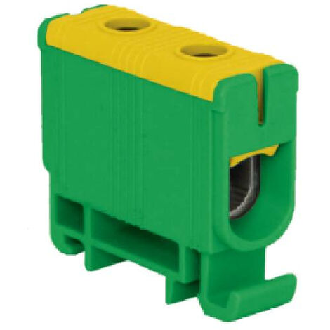 TRACON Borne de derivación 1 polo 2x2,5-50mm² Verde/Amarillo