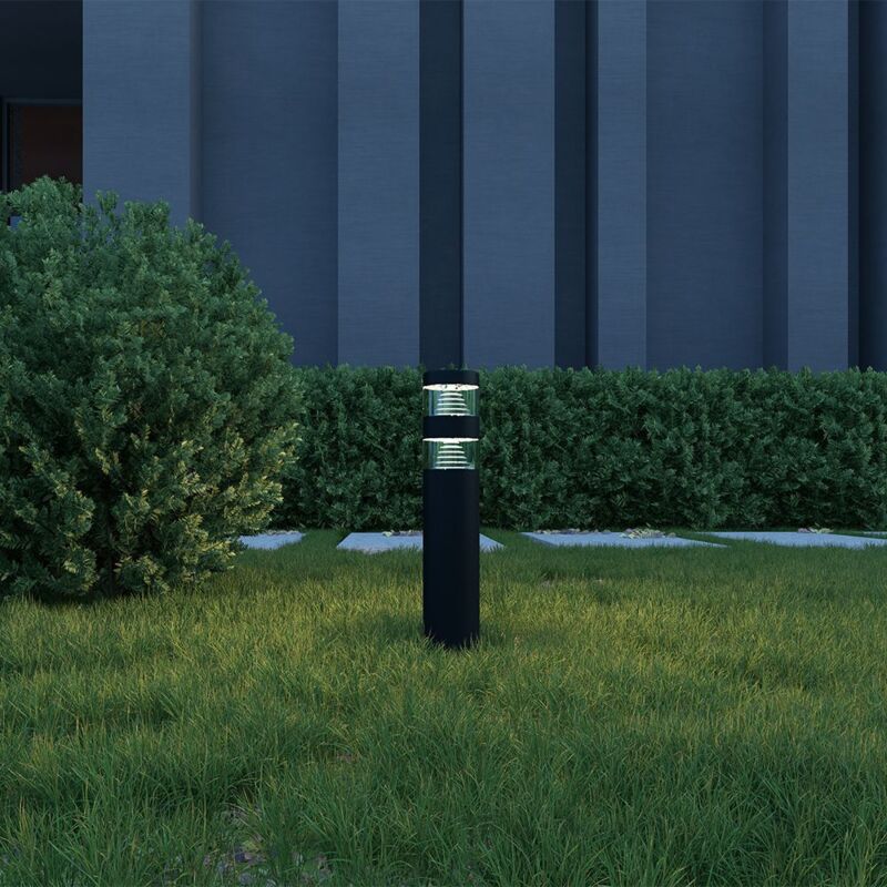 Arum Lighting - Borne de jardin led 9W 40CM noire nora IP44 Température de Couleur: Blanc neutre 4000K