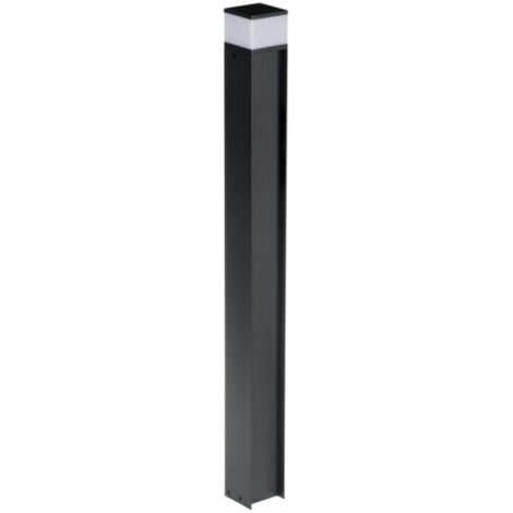 Borne de jardin 80 cm carrée anthracite G9 IP44 Kanlux