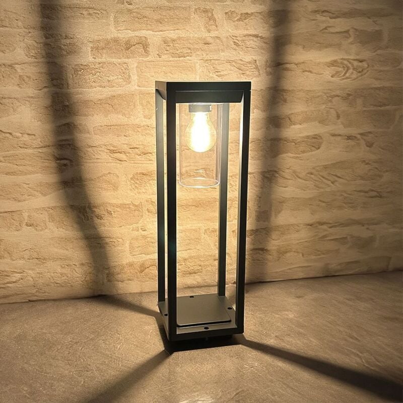 Arum Lighting - Borne de jardin celesta 50cm E27 Gris anthracite IP44