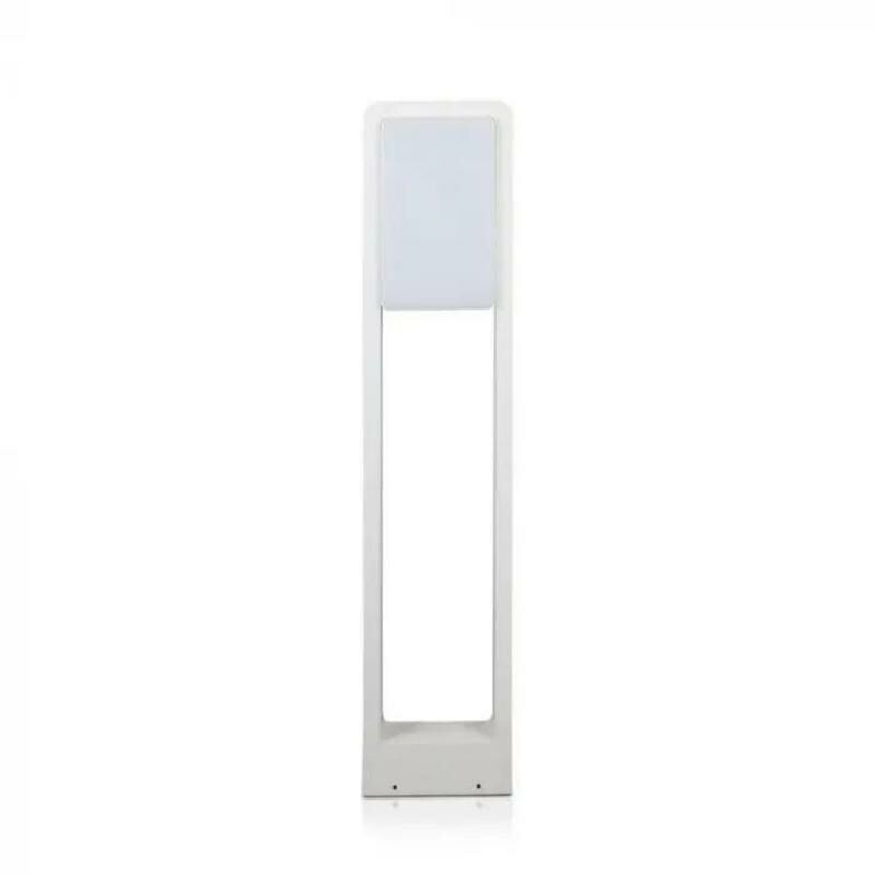 Borne de Jardin Design Blanche 10W LED Samsung IP65 - Blanc Chaud 2300K - 3500K - SILAMP