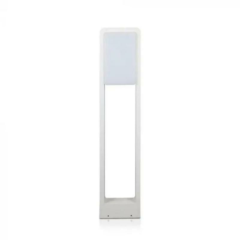 Borne de Jardin Design Blanche 10W LED Samsung IP65 - Blanc Froid 6000K - 8000K - SILAMP
