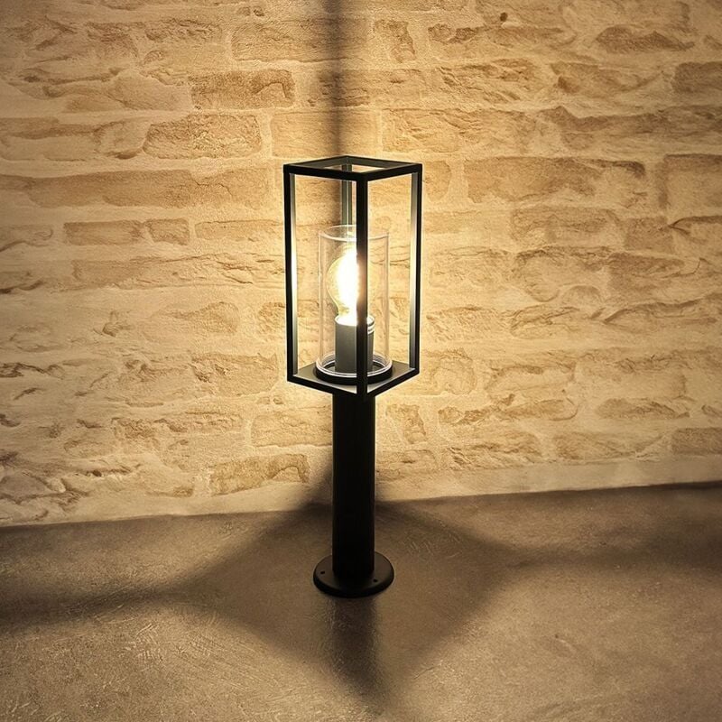 Arum Lighting - Borne de jardin Gris anthracite cometa E27 IP54 50cm