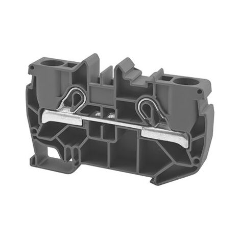 Borne de jonction à ressort 10mm² - pas 10mm - grise - type PushFit - IMO