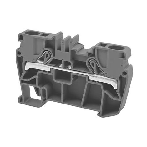 Borne de jonction à ressort 6mm² - pas 8mm - grise - type PushFit - IMO