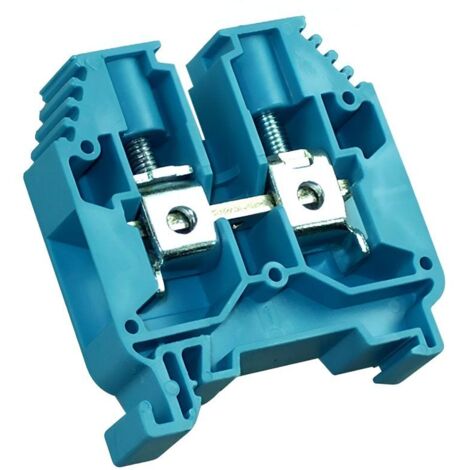 Borne de jonction à vis 16mm² – 600V 85A – Fixation sur rail DIN 35mm – Compatible avec fils rigides et souples – IMO
