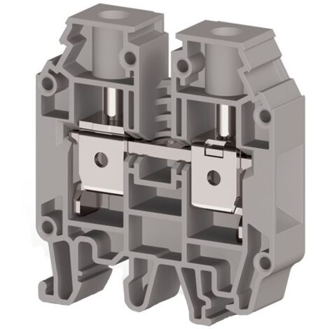 Borne de jonction à vis 25mm² – 600V 100A – Fixation sur rail DIN 35mm – Compatible avec fils rigides et souples – IMO